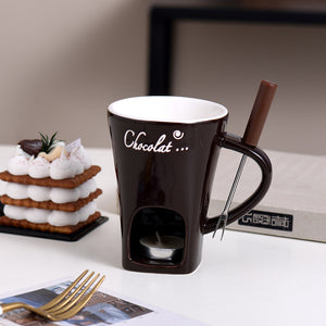 Mini Ceramic Fondue Mug Set – Chocolate, Cheese & Butter Warmer | Cookli UK

Create cosy, indulgent moments with this personal fondue mug set — perfect for chocolate, cheese, butter, or even mini ice cream fondues. Designed in elegant Nordic style, it’s crafted from high-quality ceramic for durability and heat resistance.

Whether you're preparing a sweet treat for one or serving up a fun fondue night with friends, this compact set makes it easy. Ideal for gifting, romantic nights in, or elevating your kitc