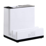 Tableware & Knife Storage Rack – Multi-Grid Plastic Kitchen Organizer | Cookli UK