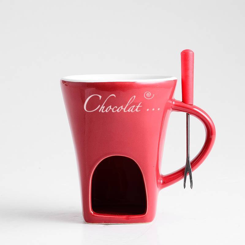 sy, indulgent moments with this personal fondue mug set — perfect for chocolate, cheese, butter, or even mini ice cream fondues. Designed in elegant Nordic style, it’s crafted from high-quality ceramic for durability and heat resistance.

Whether you're preparing a sweet treat for one or serving up a fun fondue night with friends, this compact set makes it easy. Ideal for gifting, romantic nights in, or elevating your kitc