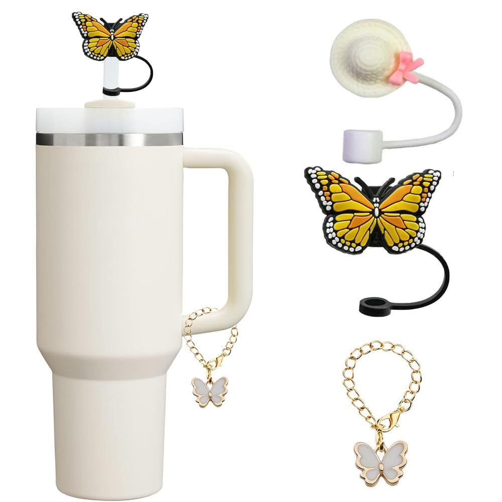 Cute Cartoon Butterfly Straw Mouthpiece – Silicone Dust Protection Cap by Cookli

Upgrade your everyday sipping experience with our Cute Cartoon Butterfly Straw Mouthpiece, made from high-quality, food-grade silicone. Designed for style and hygiene, this playful straw cap keeps your drinking straws clean, dust-free, and fun!