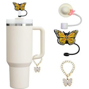 Cute Cartoon Butterfly Straw Mouthpiece – Silicone Dust Protection Cap by Cookli

Upgrade your everyday sipping experience with our Cute Cartoon Butterfly Straw Mouthpiece, made from high-quality, food-grade silicone. Designed for style and hygiene, this playful straw cap keeps your drinking straws clean, dust-free, and fun!