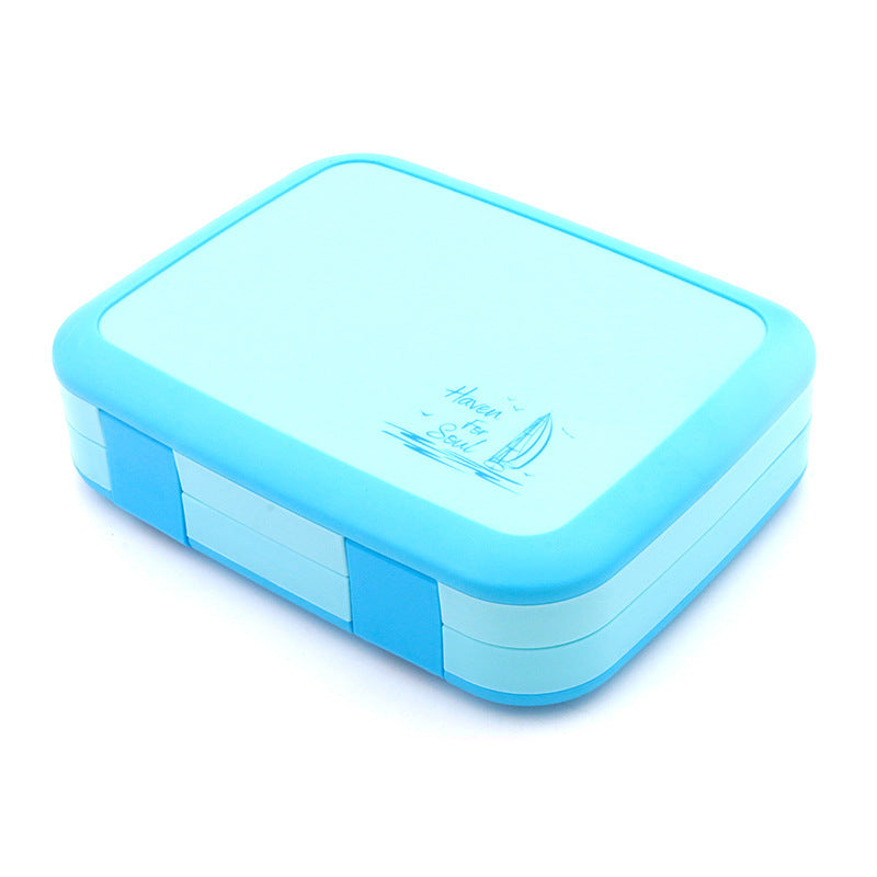 Divided Student Portable Meal Storage Box