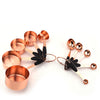 Rose Gold Stainless Steel Measuring Cups & Spoons Set – 5-Piece Baking Tools | Cookli UK