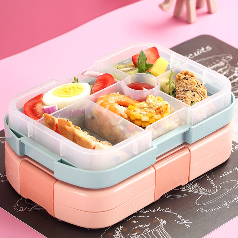 Divided Student Portable Meal Storage Box