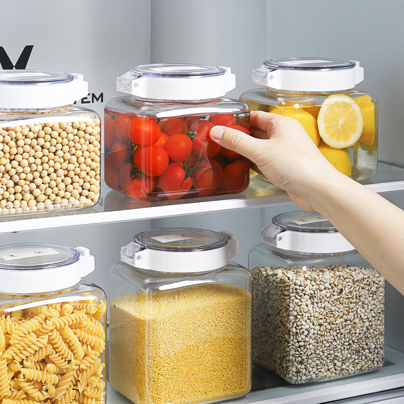 Cookli® Transparent Airtight Kitchen Jar – Modern, Durable Grain Storage

Store your dry goods in style with the Cookli® Transparent Airtight Jar. Made from durable PET plastic, these jars are BPA-free, lightweight, and designed to keep your food fresher for longer.