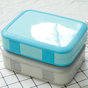 Divided Student Portable Meal Storage Box