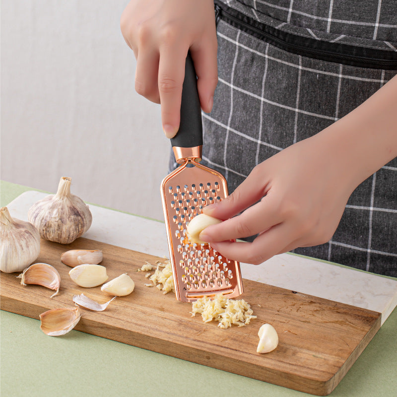 7PCS Rose Gold Stainless Steel Kitchen Utensil Set – Cooking Tools with Peeler, Whisk, Tongs & Rack – Elegant Kitchen Gadget Set | cookli