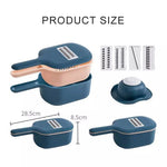 Multi-Function Vegetable Cutter & Slicer – 4-in-1 Kitchen Tool with Peeler, Grater & Julienne Blades | Cookli UK
