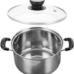 5PCS Stainless Steel Saucepan Set – Induction Cooking Pots with Lids | Cookli UK