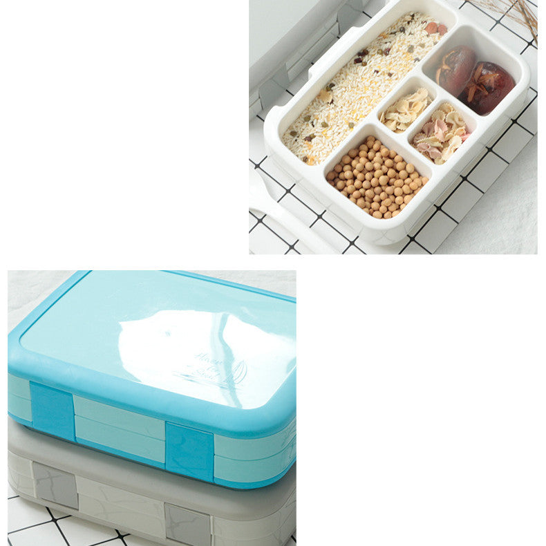 Divided Student Portable Meal Storage Box