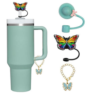 Cute Cartoon Butterfly Straw Mouthpiece – Silicone Dust Protection Cap by Cookli

Upgrade your everyday sipping experience with our Cute Cartoon Butterfly Straw Mouthpiece, made from high-quality, food-grade silicone. Designed for style and hygiene, this playful straw cap keeps your drinking straws clean, dust-free, and fun!