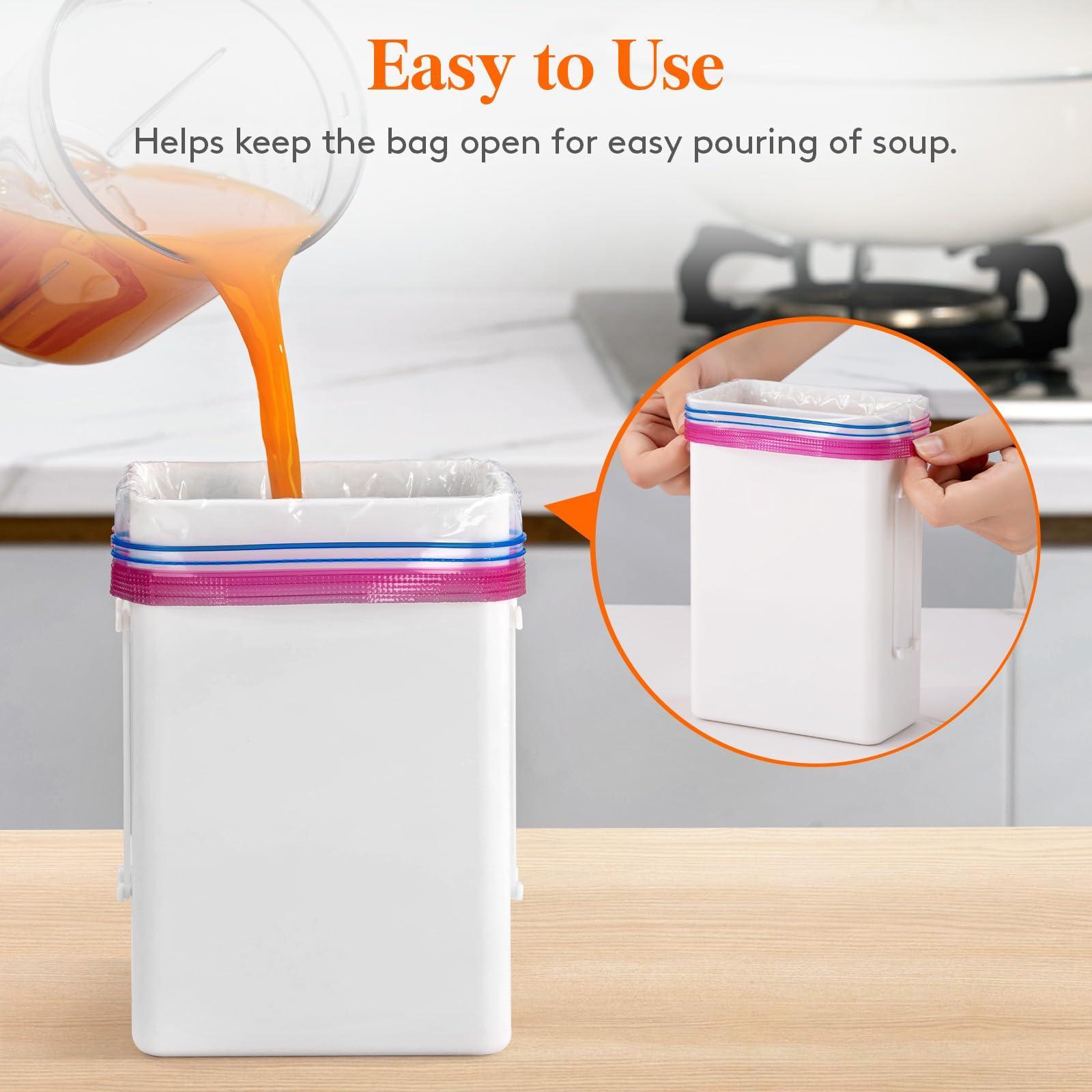 Freezer Soup Containers 3 Pack – 946ml Reusable Meal Prep Molds & Food Storage | Cookli UK