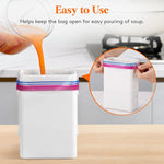 Freezer Soup Containers 3 Pack – 946ml Reusable Meal Prep Molds & Food Storage | Cookli UK
