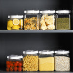 Cookli® Transparent Airtight Kitchen Jar – Modern, Durable Grain Storage

Store your dry goods in style with the Cookli® Transparent Airtight Jar. Made from durable PET plastic, these jars are BPA-free, lightweight, and designed to keep your food fresher for longer.