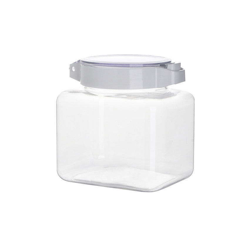 Transparent Airtight Kitchen Jar – Grain Storage, 900ml & 1.5L