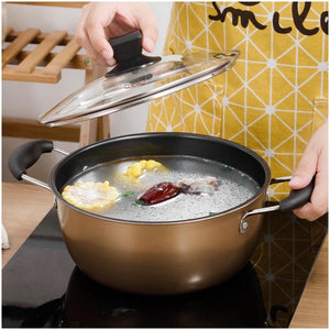 3-Piece Cast Iron Cookware Set – Non-Stick Pots & Pans for Home Cooking | Cookli UK

Bring timeless durability and elegance to your kitchen with this 3-piece cast iron cookware set. Featuring a sleek light luxury style and superior non-stick coating, this set is designed for everyday cooking with professional results.

Perfect for sautéing, simmering, boiling, and slow-cooking, this versatile set suits any stovetop — from gas to induction. The cast iron construction ensures even heat distribution, while the