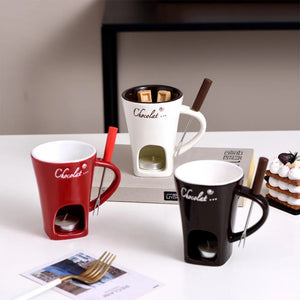 Mini Ceramic Fondue Mug Set – Chocolate, Cheese & Butter Warmer | Cookli UK

Create cosy, indulgent moments with this personal fondue mug set — perfect for chocolate, cheese, butter, or even mini ice cream fondues. Designed in elegant Nordic style, it’s crafted from high-quality ceramic for durability and heat resistance.

Whether you're preparing a sweet treat for one or serving up a fun fondue night with friends, this compact set makes it easy. Ideal for gifting, romantic nights in, or elevating your kitc